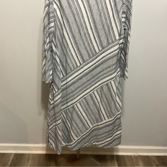 Soft Surroundings Linen Blend Stripes Dress Size XL - Picture 6 of 10